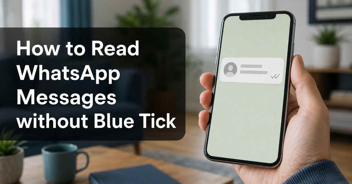 How to Read WhatsApp Messages without Blue Tick