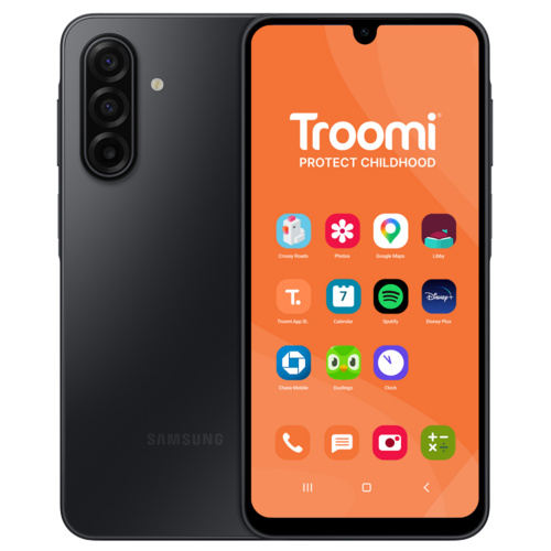 Troomi Samsung Galaxy A17 5G front and back product views